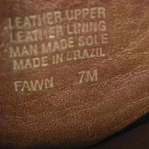 Nurture by Lamaze Fawn slip-on clog heel Brown Leather Women size 7 - Picture 7 of 7